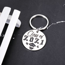 Load image into Gallery viewer, Class of 2021 Gifts for Seniors College Students Females, Graduation Keychain 2021 Bulk, Graduation Gifts for Her Him 2021, Graduation Keepsake, Graduation Key Ring 2021, Gifts for Women Men