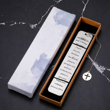 Load image into Gallery viewer, Inspirational Christian Gifts for Women Men Bible Bookmark Christmas Gifts for Mom Grandma Pastor Religious Gifts for Women Spiritual Gifts for Women Friend Godson Goddaughter Graduation Baptism Gifts
