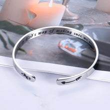 Load image into Gallery viewer, Sisters Gifts Christmas Present, Inspirational Cuff Bangle, Sister in Law Gifts, Sister Bracelet, Sister Birthday Gifts from Sister Women Teen Girls, Motivational Sister Jewelry for Valentine’s Day