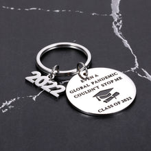 Load image into Gallery viewer, Funny Keychain Class Of 2022 Graduation Gifts for Her Him 2022 Senior High School Medical Master Nurse Student PHD College Graduation Gifts for Son Daughter 2022 Inspirational Grad Gifts for Women Men