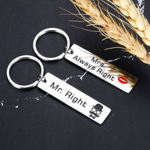 Load image into Gallery viewer, Couples Gifts for Him Her Couples Keychains Valentines Day Gifts for Boyfriend Gifts from Girlfriend Funny Birthday Anniversary for Men Women Husband Wife Fiance Fiancee Christmas Presents