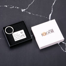 Load image into Gallery viewer, Husband Boyfriend Gifts Handsome Drive Key chain for Son Daughter from Dad Mom Graduation Gifts Long Distance Relationship Gifts for Car Drivers Men Women Come of Age Back to School Present