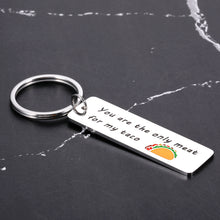 Load image into Gallery viewer, Funny Valentines Day Gifts Keychain for Boyfriend Him Husband from Wife Girlfriend Anniversary Birthday Gifts for Men Valentines Gift Groom Fiancé Engagement Wedding Christmas Couple Lover Taco Gifts