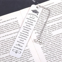 Load image into Gallery viewer, 2023 Graduation Gifts for Her Him Bookmark Class of 2023 Gifts for Students High School College Graduation Gifts Christmas Gifts for Teen Boys Girls Back to School Holiday Grad Gifts for Son Daughter