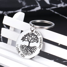 Load image into Gallery viewer, Best Friends Gifts for Women Sentimental Keychain for Her Girl Bestie Sister Close Friend Birthday Gift for BFF Friendship Present for Graduation Christmas Valentine's day Anniversary
