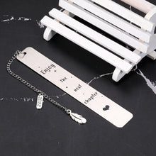 Load image into Gallery viewer, 2022 Inspirational Bookmark with Chain Christmas Graduation Gifts for Him Her Promotion Retirement Birthday Gifts for Women Men Teens Boy Girl Book Lovers Boss Coworker Leaving Gifts New Dad Mom Gifts