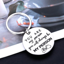 Load image into Gallery viewer, Greys Anatomy Merchandise You’re My Person Gift Keychain for Wife Husband Christmas Gift for Boyfriend Girlfriend Best Friend Gifts for BFF Birthday Valentines Present Anniversary Wedding Jewelry