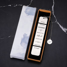 Load image into Gallery viewer, Boss Lady Gifts for Women, Boss Day Gifts, Boss Gifts for Women Men Thank You Gifts Bookmark for Leader Boss Supervisor Coworker Leaving Going Away Goodbye Retirement Gifts New Job Promotion Christmas