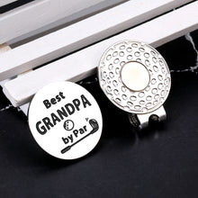 Load image into Gallery viewer, Best Grandpa by Par Golf Gifts for Men, Stocking Stuffers for Men, Christmas Gifts for Grandpa Gifts from Grandchildren Valentines Day Gifts for Grandpa Fathers Day from Wife, Hat Clip