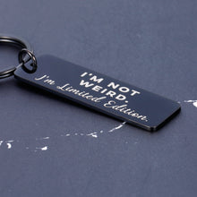 Load image into Gallery viewer, Inspiring Gifts for Women Men Funny Keychain for Teen Girls Boys I’m Limited Edition Key Ring for Son Daughter from Mom Dad Best Friend BFF Back to School Birthday Christmas Presents