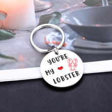 Load image into Gallery viewer, You’re My Lobster Keychain Friends TV Show Merchandise Best Friend Gift for Men Women Gift for Boyfriend Girlfriend BFF Besties Back to School Graduation Presents Birthday Christmas Jewelry