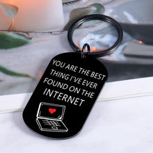 Load image into Gallery viewer, Funny Keychain for Men Valentines Day Gifts for Him Her Boyfriend Gifts from Girlfriend Engagement Christmas Anniversary Birthday Gifts for Boyfriend Husband Fiance from Wife I Love You Gifts for Him