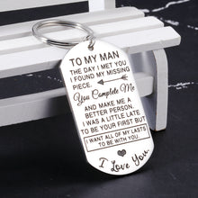 Load image into Gallery viewer, Birthday Gifts for Men, Keychain for Men, Top Gifts for Men, Gifts for Boyfriend Gifts, Engagement Gifts, Men Valentines Day Gifts for Husband Him, Anniversary for Him Husband Gifts from Wife