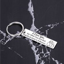 Load image into Gallery viewer, Funny Gifts Couple Lover Keychain for Husband Boyfriend Men Great Present That A for Fiance Hubby Birthday Wedding Anniversary Valentines Day Christmas Gag Pendant