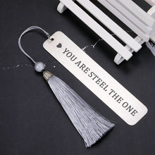 Load image into Gallery viewer, 11 Year Anniversary Bookmark Gifts for Him Her Steel Anniversary Gif for Husband Wife Couple Funny 11th Anniversary Gif from Wife Hubby Birthday Christmas I Love You Valentines Day Gifts for Men Women