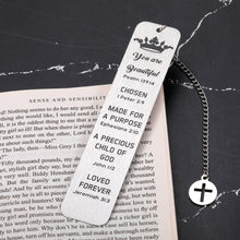 Load image into Gallery viewer, Inspirational Christian Gifts for Women Girls Bookmark, Bible Verse Religious Gifts for Women Men, Baptism Gifts for Girl Boy, Church Catholic Gifts for Women Men Friends Graduation Birthday Christmas