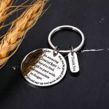 Load image into Gallery viewer, Going Away Gifts for Coworker Leaving Gifts, Retirement Gifts for Women Men, Employee Appreciation Gifts, Thank You Gifts Keychain for Colleagues Leader Coworker Christmas Farewell Office Work Gifts