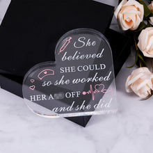 Load image into Gallery viewer, Nurse Gifts for Women, Stocking Stuffers for Women, Christmas Gifts for Nurses, Nurse Appreciation Gifts for RN Nurse Practitioner Nurses Week Nurse's Day Nursing Student Graduation Gifts Paperweight