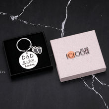 Load image into Gallery viewer, Dad to Be Gifts Keychain for Men Fathers Day Gift for Dad Expectant Father to Be Soon to Be Daddy Birthday Gift from Daughter Son Pregnancy Baby Announcement Gift for Dad from Wife Baby Bump Christmas