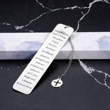 Load image into Gallery viewer, Inspirational Christian Gifts for Women Men Bible Bookmark Christmas Gifts for Mom Grandma Pastor Religious Gifts for Women Spiritual Gifts for Women Friend Godson Goddaughter Graduation Baptism Gifts