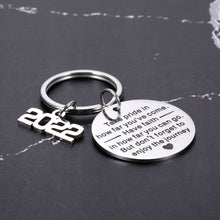 Load image into Gallery viewer, Class of 2022 Graduation Gifts Keychain for Senior 2022 College Medical High School Graduation Gifts for Her Him Inspirational 2022 Grad Gifts for Boys Girls Women Men Master Nurse Mom to Son Daughter