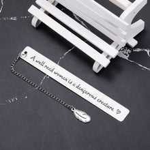 Load image into Gallery viewer, Bookmark for Book Lovers Gifts for Women Stocking Stuffers for Women Teens Girls Teacher Christmas Gifts for Women Mom Coworker Boss Lady Daughter Graduation Birthday Valentines Gifts for Friends Nerd
