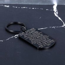 Load image into Gallery viewer, Christmas Christian Gifts for Women Men The Lord's Prayer Keychain Inspirational Bible Verse Quotes Church Religious Believer Present for Son Daughter Dad Mom Birthday Thanksgiving Jewelry