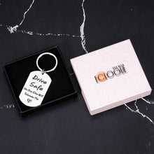 Load image into Gallery viewer, Drive Safe Keychain for Men Valentines Day Gifts for Him Her Husband Boyfriend Gift from Girlfriend Wife Engagement Wedding Christmas Anniversary Birthday Gifts for Men Couple Love Gifts for Men Women