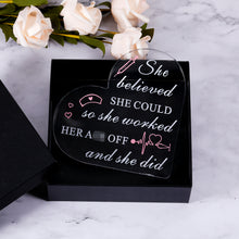 Load image into Gallery viewer, Nurse Gifts for Women, Stocking Stuffers for Women, Christmas Gifts for Nurses, Nurse Appreciation Gifts for RN Nurse Practitioner Nurses Week Nurse's Day Nursing Student Graduation Gifts Paperweight