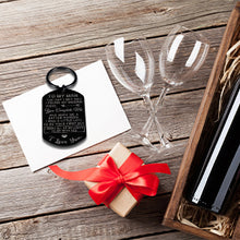 Load image into Gallery viewer, Valentines Day Gifts for Men To My Man Keychain Anniversary for Him Husband Gifts from Wife Birthday Gifts for Boyfriend Groom Fiance Engagement Wedding Present Jewelry Key Ring