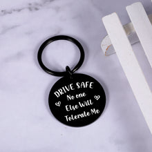 Load image into Gallery viewer, Drive Safe Keychain for Boyfriend Gifts from Girlfriend Anniversary for Husband Christmas Gifts for Men Women Husband Birthday Gift from Wife Stocking Stuffers for Men Valentines Day Gifts for Him Her