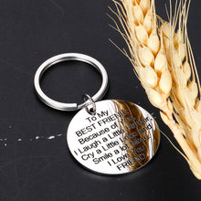 Load image into Gallery viewer, Best Friends Gifts for Women Sentimental Keychain for Her Girl Bestie Sister Close Friend Birthday Gift for BFF Friendship Present for Graduation Christmas Valentine's day Anniversary