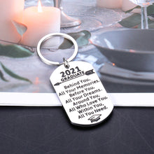 Load image into Gallery viewer, Gifts for Seniors Inspirational Keychain Gifts for Her Him Graduation Gift for Women 2021 Graduates College High School Students Teen Classmate Birthday Christmas Back to School Key Ring