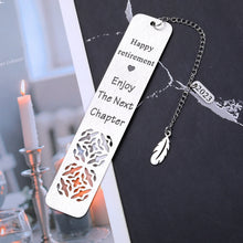 Load image into Gallery viewer, Retirement Gifts for Women Men 2023 Happy Retirement Bookmark Gifts for Coworkers Colleague Senior Employee Appreciation Gifts for Retired Teacher Nurse Coach Going Away Leaving Gift for Coworker Boss