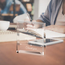 Load image into Gallery viewer, Employee Appreciation Gifts Thank You Gifts for Women Men Coworker Boss Lady Leader Nurse Teacher Appreciation Acrylic Office Gifts for Coworker Christmas Leaving Boss Day Retirement Gifts Paperweight