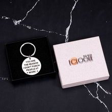 Load image into Gallery viewer, Employee Appreciation Gifts Thank You Gifts for Women Men Funny Keychain for Coworker Leaving Office Colleague Going Away Farewell Boss Day Gifts for Manager Leader Promotion Retirement Christmas Gift