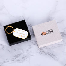 Load image into Gallery viewer, Gifts for Men Anniversary Keychain Gift for Him Husband Boyfriend Funny Valentines Day Birthday Christmas Wedding Present From Her Girlfriend Wife You Have My Heart And My As Key Ring Tag