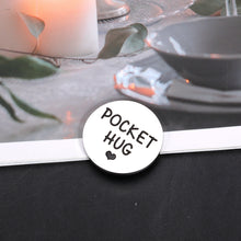 Load image into Gallery viewer, Pocket Hug Token Inspirational Birthday Gifts for Women Men Long Distance Relationship Encouragement Keepsake for Friends Teen Boys Girls Sobriety Recovery Christmas Thinking of You Gifts Double Sided