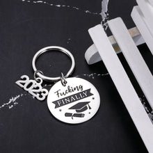 Load image into Gallery viewer, Funny 2023 Graduation Gifts for Him Her Senior 2023 Keychain for Men Women College Medical Law High School Graduation Gifts for Boys Girls Master Nurse Class of 2023 Graduate Gifts from Friend Mom Dad