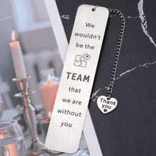 Load image into Gallery viewer, Team Employee Appreciation Gifts, Team Gifts for Employees, Employee Thank You Gifts Bookmark for Coworker Boss Leader Supervisor Manager Birthday Christmas Retirement Farewell Leaving Going Away Gift