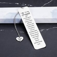 Load image into Gallery viewer, Bookmark Gifts for Friends, Best Friend Gifts Friendship Gifts for Women Friends Birthday Graduation Gifts for Her Women Female Friend Gift Ideas Stocking Stuffers Sentimental Gifts for Friends Female
