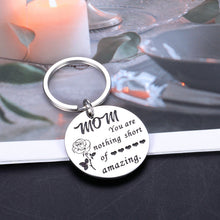 Load image into Gallery viewer, Gifts for Mom from Daughter Son Mommy Keychain for Women from Kids Mama Inspirational Key Ring for Mother’s Day Birthday Christmas Valentines Anniversary Thanksgiving Jewelry
