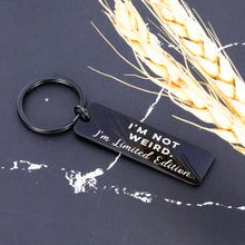 Load image into Gallery viewer, Inspiring Gifts for Women Men Funny Keychain for Teen Girls Boys I’m Limited Edition Key Ring for Son Daughter from Mom Dad Best Friend BFF Back to School Birthday Christmas Presents