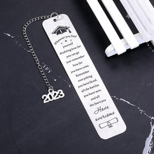 Load image into Gallery viewer, 2023 Graduation Gifts for Her Him Bookmark Class of 2023 Gifts for Students High School College Graduation Gifts Christmas Gifts for Teen Boys Girls Back to School Holiday Grad Gifts for Son Daughter