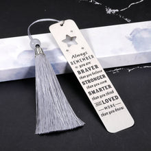 Load image into Gallery viewer, Inspirational Christmas Gifts for Women Men Bookmark with Tassal for Book Lovers Graduation Birthday Gifts for Friends Daughter Son Gifts from Mom Farewell Get Well Soon Gifts Bookmarks for Women