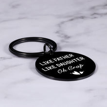Load image into Gallery viewer, Funny Dad Gifts for Fathers Day for Dad Husbands from Kids Wife Daughter Keychain for Men, Stepdad Dad Birthday Gift from Daughter, New Dad Daddy Gifts from Wife, Dad Valentines Christmas Gifts