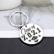 Load image into Gallery viewer, Class of 2021 Gifts for Seniors College Students Females, Graduation Keychain 2021 Bulk, Graduation Gifts for Her Him 2021, Graduation Keepsake, Graduation Key Ring 2021, Gifts for Women Men