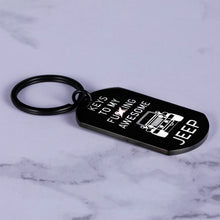 Load image into Gallery viewer, Car Accessories for Women Men Keychain for Husband Boyfriend Christmas Present for Driver Car Lover Boy Son Girl Daughter Birthday Gifts for Car Enthusiast Wrangler Off Road Jewelry