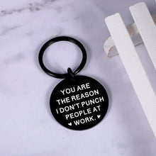 Load image into Gallery viewer, Office Gifts for Coworkers, Christmas Gifts for Coworkers, Funny Keychain for Coworker Leaving Promotion Boss Day Farewell Retirement Thank You Gifts for Women Men Manager, Employee Appreciation Gifts