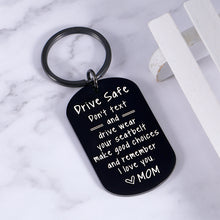 Load image into Gallery viewer, Stocking Stuffers for Teens Boys Girls Gift Ideas Drive Safe Keychain Gifts for Teens New Driver Sweet 16 Gifts for Girls Boys Christmas Gifts for Son Daughter Valentines Day Gifts for Kids from Mom